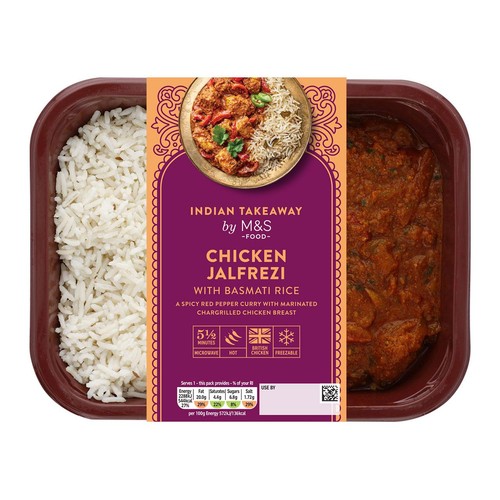 M&S Chicken Jalfrezi & Rice