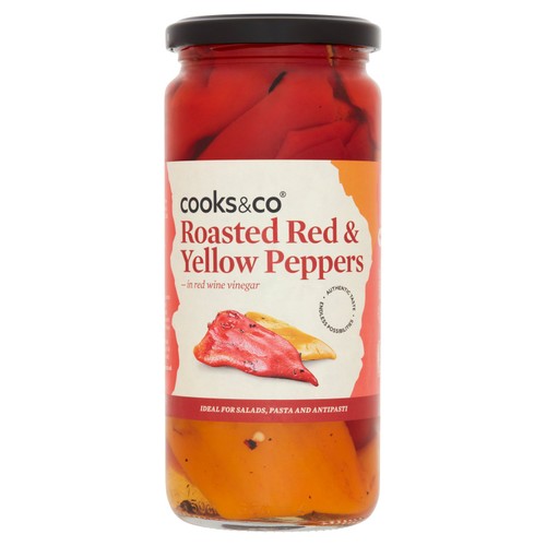 Cooks & Co Roasted Red & Yellow Peppers