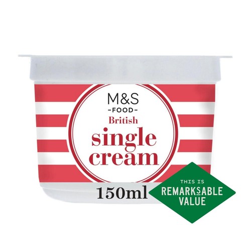 M&S British Single Cream