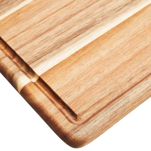 M&S Acacia Chopping Board with Silicone Feet Wood
