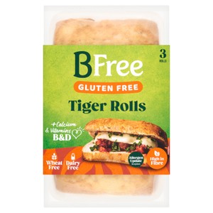 BFree Gluten Free Tiger Rolls 3 Pack
