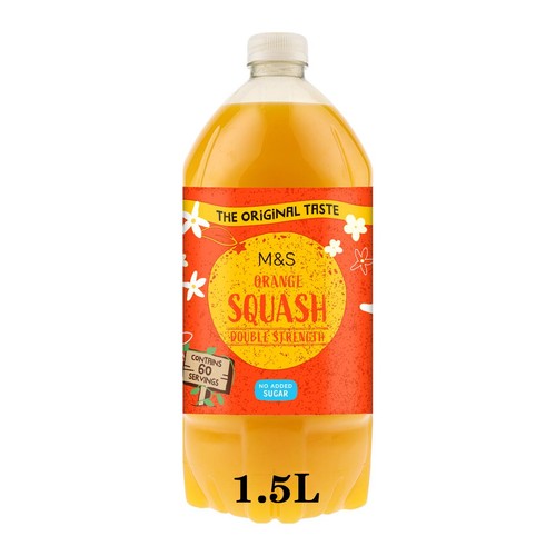 M&S Orange Double Strength Squash