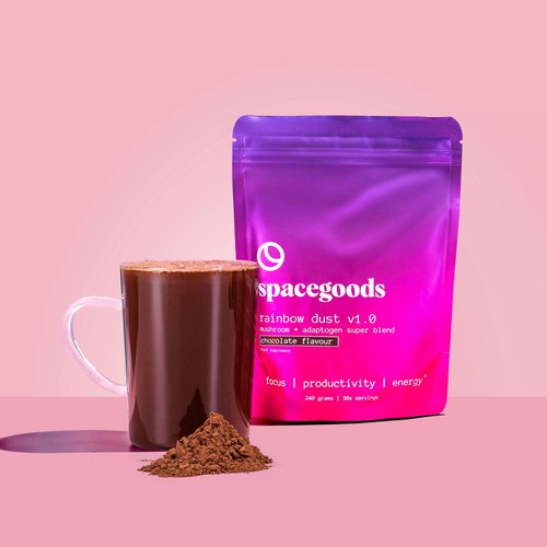 Spacegoods Focus Mushroom Coffee - Chocolate Flavour