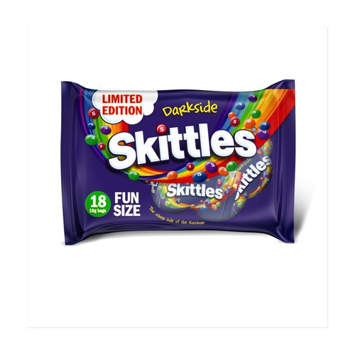 Skittles Limited Edition Darkside Sweets Fun Size Bags Multipack