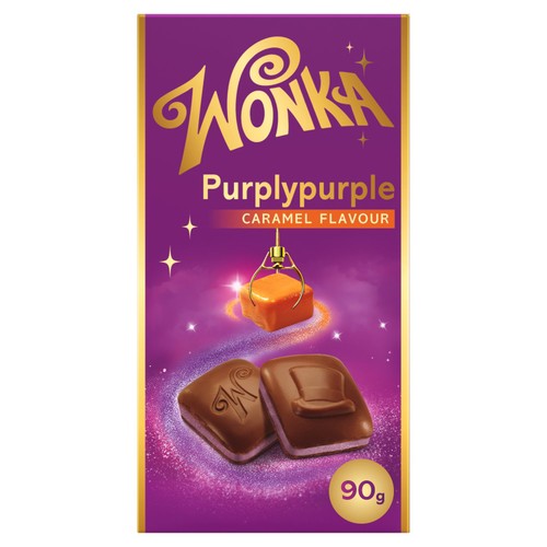 Wonka Purply purple Chocolate Block Bar