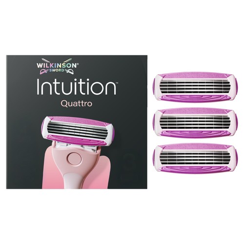 Wilkinson Sword Intuition Quattro Women's Razor Blade Refills