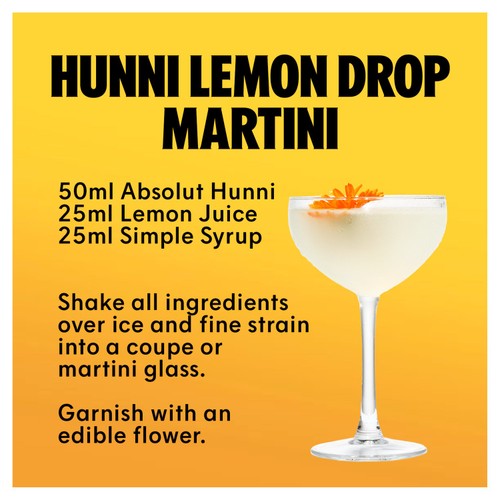 Absolut Hunni Honey Flavoured Swedish Vodka
