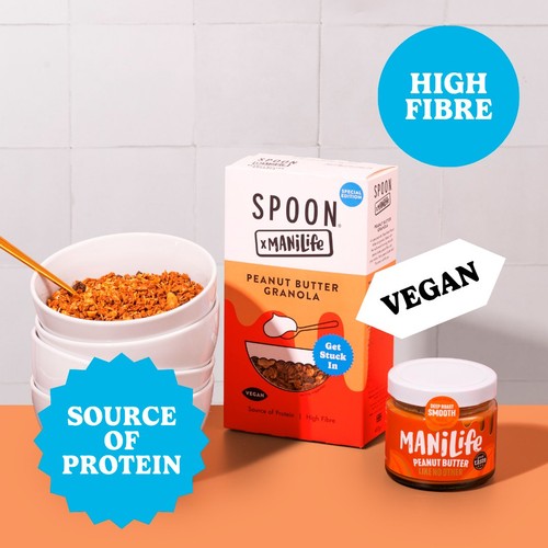 Spoon x Manilife Peanut Butter Granola