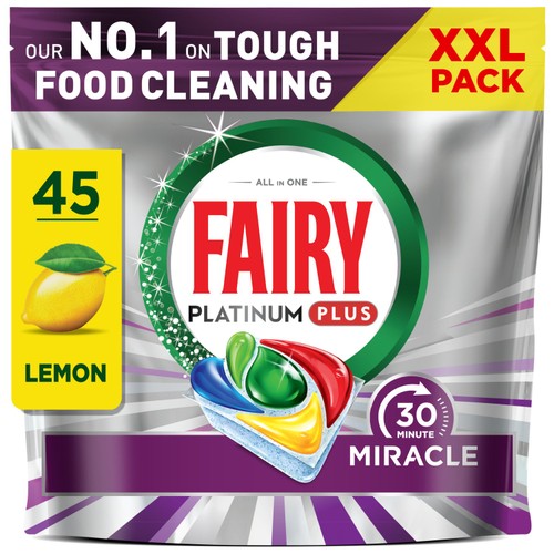 Fairy 30 Minute Miracle Dishwasher Tablets 45ct