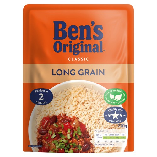 Ben's Original Long Grain Microwave Rice