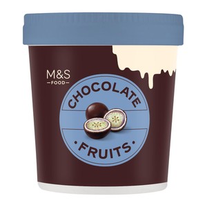 Dark & White Chocolate Enrobed Frozen Blueberries