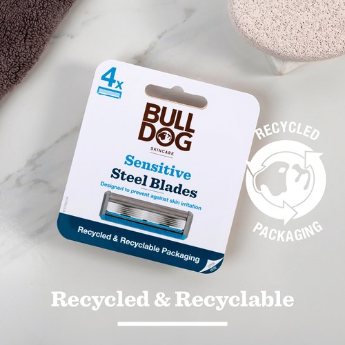 Bulldog Skincare - Sensitive Steel Razor Blades