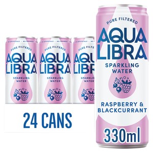 Aqua Libra Raspberry and Blackcurrant Infused Sparkling Water