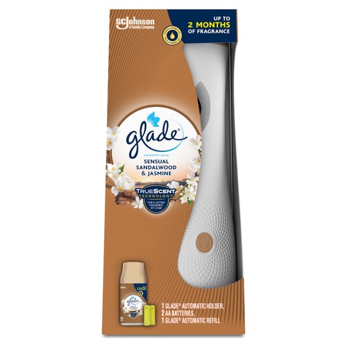 Glade Automatic Spray Holder & Refill Sandalwood & Jasmine Air Freshener