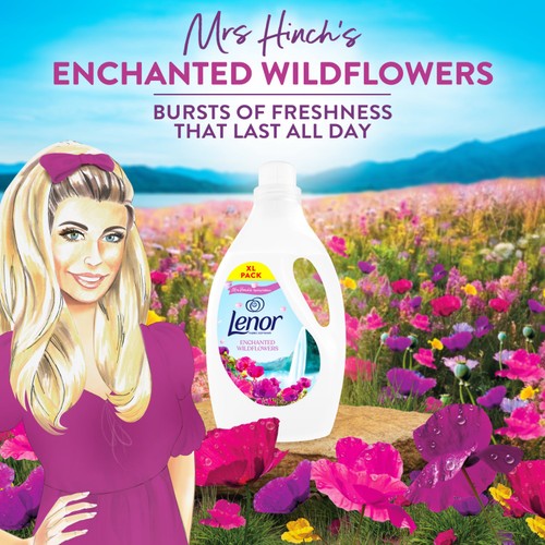 Lenor Fabric Conditioner Mrs Hinch's Spring Edition Enchanted Wildflowers