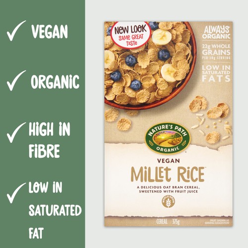 Natures Path Wheat Free Organic Millet Rice Oatbran