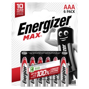 ENERGIZER Max Plus AA Alkaline Batteries - Pack of 8