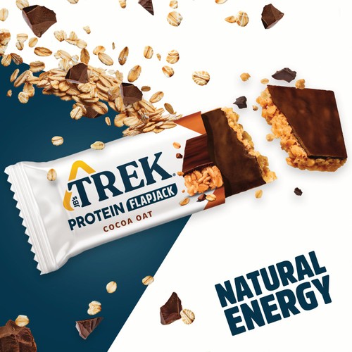 TREK Cocoa Oat Protein Flapjacks Multipack