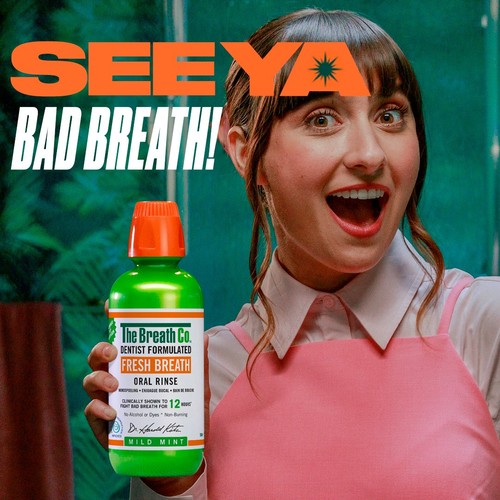 The Breath Co. Alcohol Free Mouthwash Mild Mint