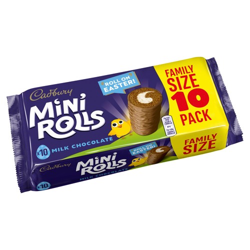 Cadbury Mini Rolls Milk Chocolate Family Size