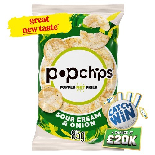 popchips Sour Cream & Onion Sharing Crisps