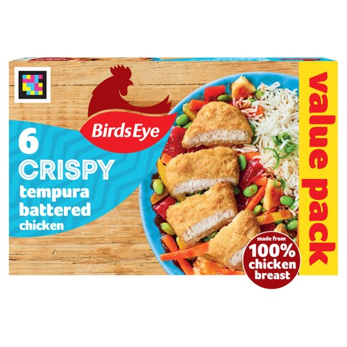 Birds Eye 6 Crispy Chicken in Tempura Batter