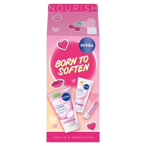 NIVEA Born To Soften Carton Gift Set