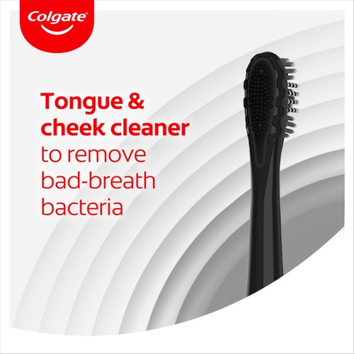 Colgate 360 Sonic Battery Toothbrush Heads Refills Charcoal Soft
