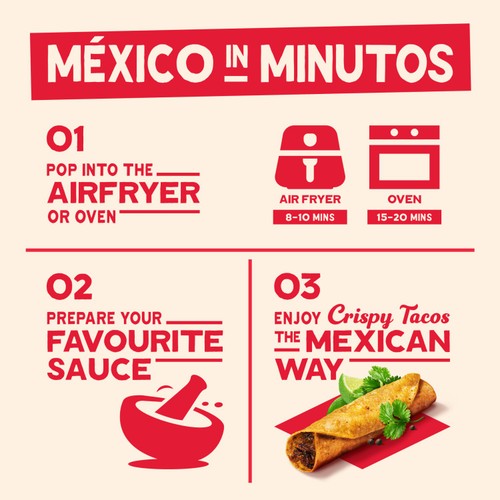 Norteno Mexican 8 Crispy Tacos Beef Birria