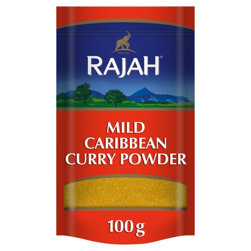 Rajah Mild Caribbean Style Curry Powder Spice Blend 100g