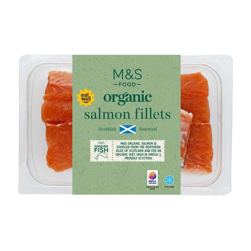 M&S Organic 2 Salmon Fillets
