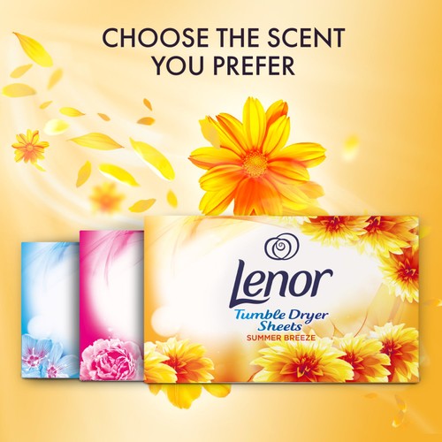 Lenor Fabric Tumble Dryer Sheets Summer Breeze