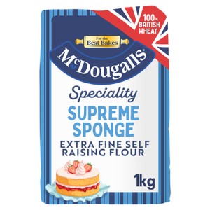 McDougalls Speciality Supreme Sponge Self Raising Flour 1kg
