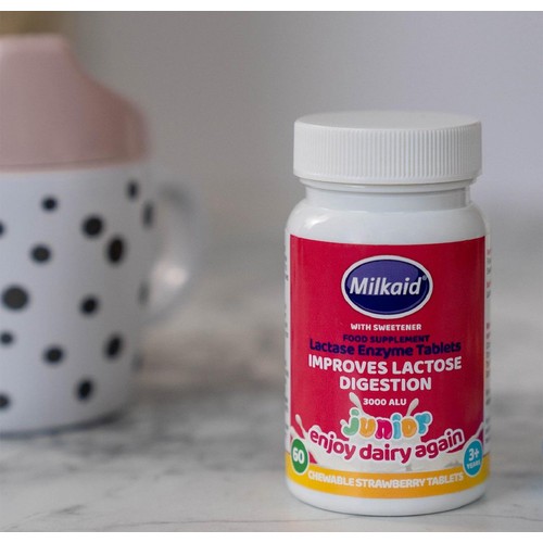 Milkaid Junior Lactase Digestion Tablets