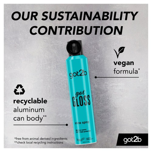 got2b gotGLOSS Hair Spray Finish for Glossy and Glass-like Hair
