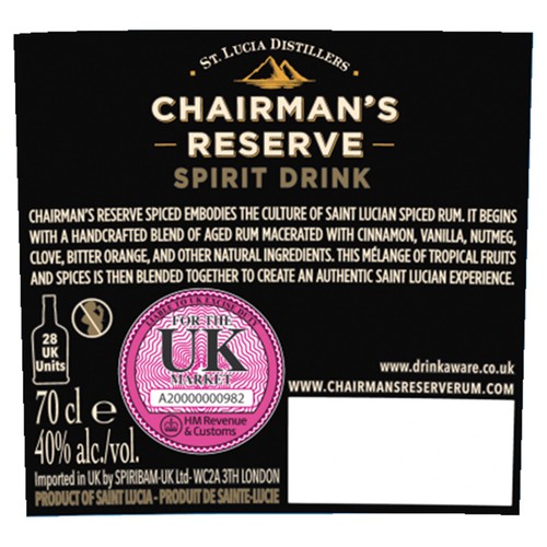 Chairman's Reserve Spiced Rum