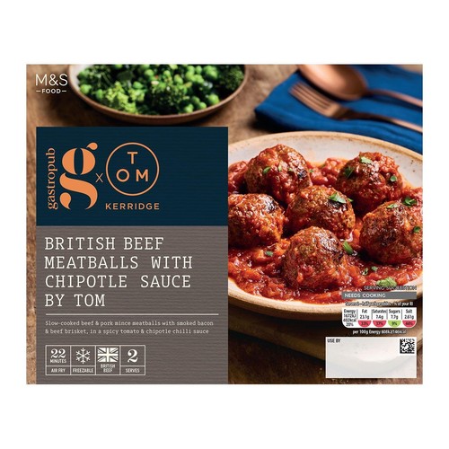 M&S Gastropub Beef Brisket Meatballs & Chipotle Sauce by Tom