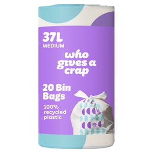 Who Gives A Crap Super Strong Bin Bags 50L