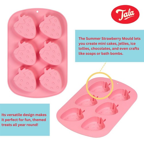Tala 6 Hole Strawberry Ice Mould
