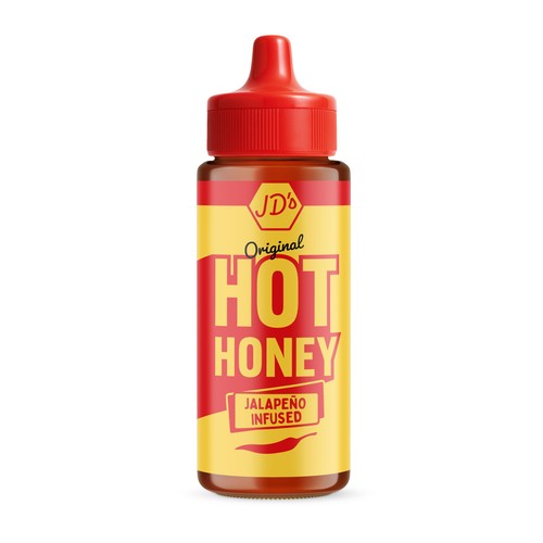 JD&rsquo;s Hot Honey - Original Jalapeno Infused Honey, 350g