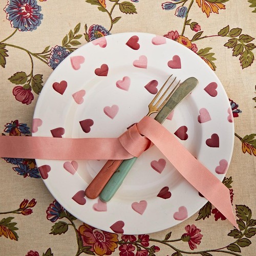 Emma Bridgewater Pink Hearts 8 1/2 Inch Plate