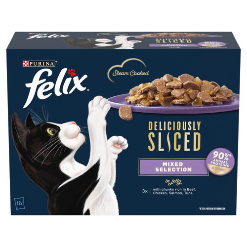 Felix Deliciously Sliced Mixed Selection in Jelly Wet Cat Food 