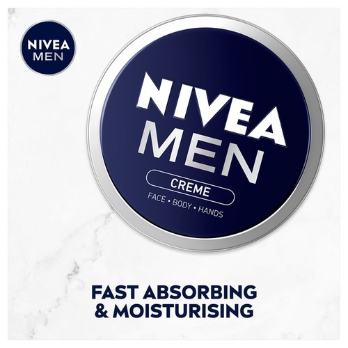 NIVEA MEN Creme Moisturiser Cream for Face Body & Hands