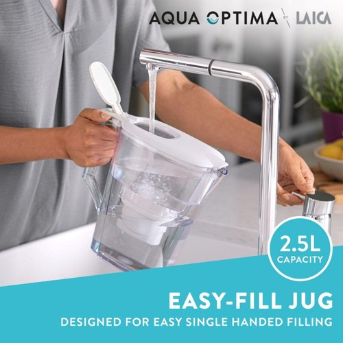 Aqua Optima Liscia 2.5L Water Filter Jug 6 Month Pack