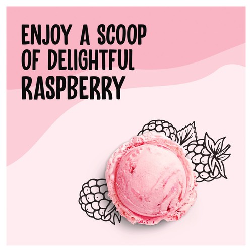 Swedish Glace Delightful Raspberry Non Dairy Vegan Ice Cream Tub