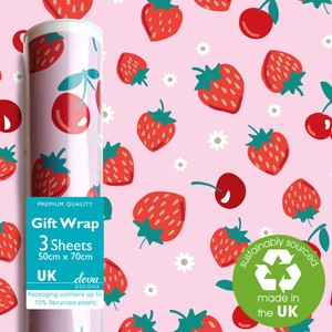 Cherry Berry Gift Wrap Sheets