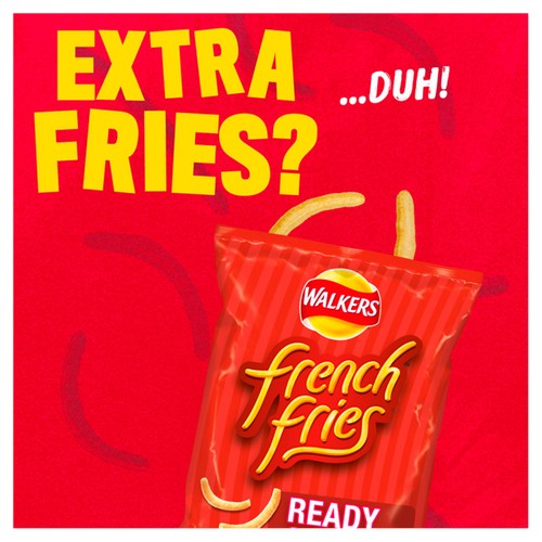 Walkers French Fries Ready Salted Multipack Snacks Crisps 6x18g
