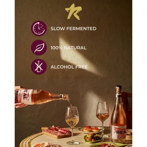 REAL Blush Slow Fermented Sparkling Tea