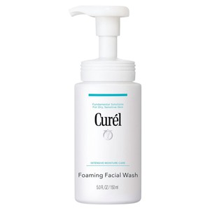 Curel Foaming Facial Wash 150Ml For Dry Sensitive Skin
