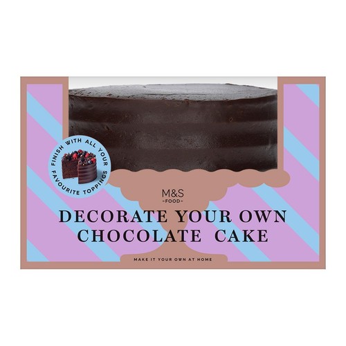 M&S Decorate Your Own Chocolate Cake
